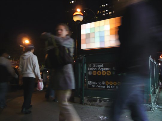 Pixelator at Union Square