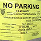 Prank Film Shoot No Parking Signs